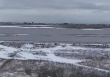 Вы не поверите - в Кирилловке пересохшее дно Молочного лимана заполняется водой (видео)