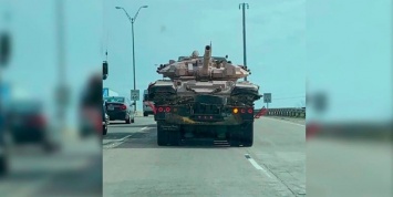 Российский танк заметили в США