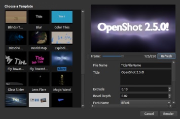 Релиз свободного видеоредактора OpenShot 2.5.0: теперь с поддержкой аппаратного ускорения