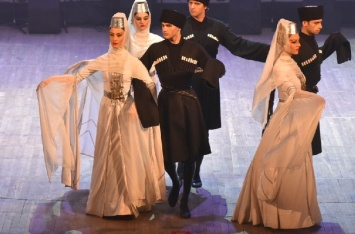 В Запорожье выступил легендарный грузинский балет