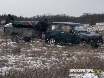 На Луганщине пресекли попытку вывезти в РФ часть военного вертолета