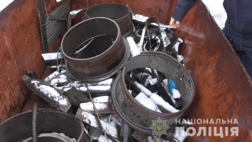 Жители Запорожской области организовали незаконный пункт приема металла