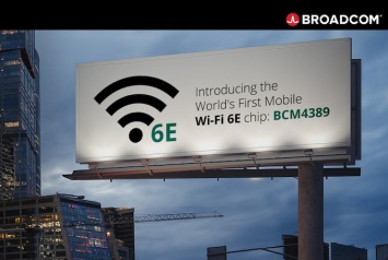 Broadcom представила первый в мире чип с поддержкой Wi-Fi 6E