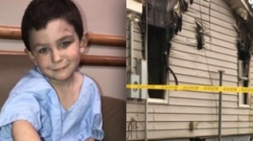 5-летний мальчик спас из горящего дома маленькую сестру и собаку - теперь он почетный пожарный (фото)