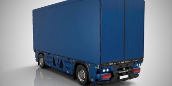 КАМАЗ показал первый электрический грузовик без кабины