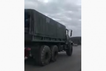Эвакуация из Уханя: армейские грузовики возле места протестов на Тернопольщине появились случайно - ВСУ (видео)