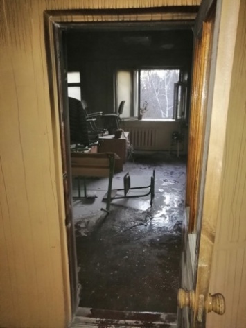В Одесской области горела школа для детей-сирот