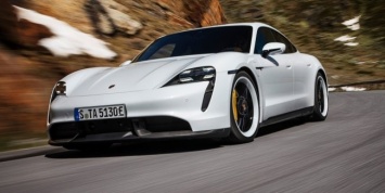 Электрический седан Porsche Taycan устанавливает новый рекорд скорости