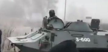 Протесты на Полтавщине: в ход пошла тяжелая военная техника - СМИ (видео)