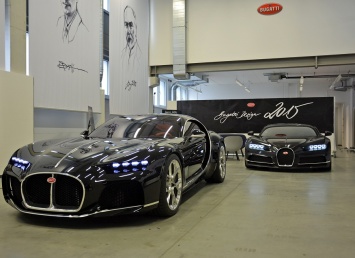 Опубликованы фото секретных концептов Bugatti