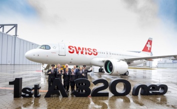 Swiss получила первый Airbus A320neo