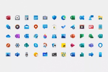 Эволюция дизайна иконок Windows 10: Microsoft показала несколько примеров