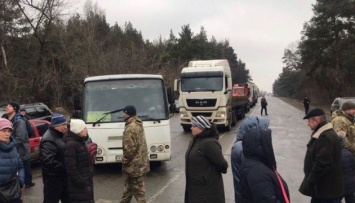 Под Харьковом перекрывали трассу - против добычи сланцевого газа