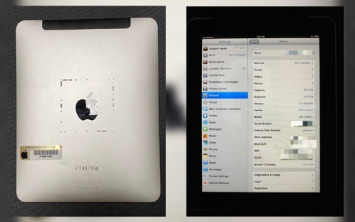 Опубликованы фотографии прототипа первого iPad с секретными настройками