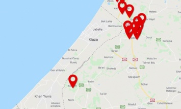 За вечер джихадисты из Газы запустили по Израилю 21 ракету, система ПРО "Железный купол" перехватила 13