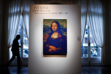 В Париже "Мону Лизу" из 330 кубиков Рубика продали на аукционе за 480? тысяч евро