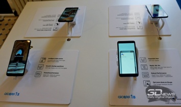 TCL показала в Барселоне новые смартфоны Alcatel начального уровня