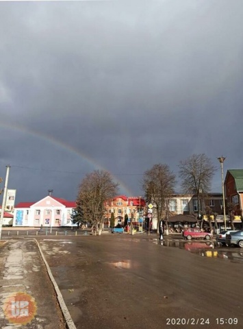 Это знамение: в Украине под конец февраля появилась таинственная радуга