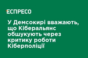 В Демсокире считают, что Киберальянс обыскивают из-за критики работы киберполиции