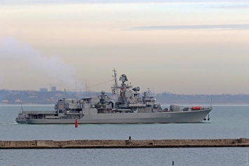 "Сагайдачный" впервые в этом году вышел в море: флагман ВМСУ встретится с американским эсминцем