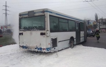 В Киевской области неисправная электропроводка стала причиной пожара в пассажирском автобусе