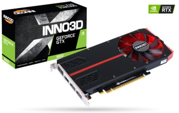 Ускоритель Inno3D GeForce GTX 1650 Single Slot занимает один слот расширения