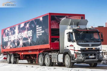 «Умные» шины Nokian Hakkapeliitta Truck помогают тестировать беспилотный грузовик