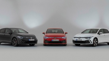 Volkswagen Golf предстал в трех заряженных версиях