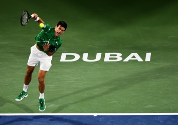 Джокович отыграл тройной матчбол в полуфинале против Монфиса на турнира в Дубае