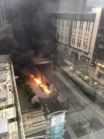 В Париже горит Лионский вокзал, людей эвакуировали