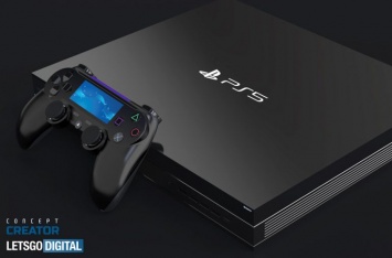 Новый дизайн консоли Sony PlayStation 5: концепт-рендеры и анимация