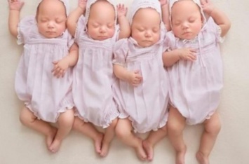 Украинка удивила страну, родив четырех дочек-близнецов: первое ВИДЕО