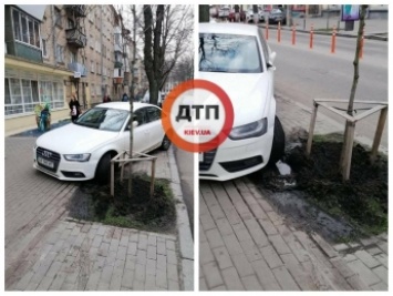 Тянет в грязь: в сети показали фото наглого "героя парковки" в Киеве