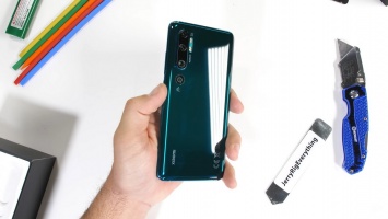 JerryRigEverything проверил на прочность смартфон Xiaomi Mi Note 10