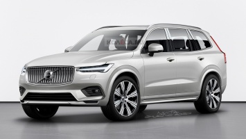 В сети появились изображения нового кроссовера Volvo XC100