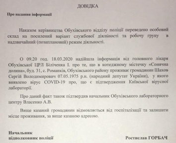 Депутат Верховной Рады поймал коронавирус