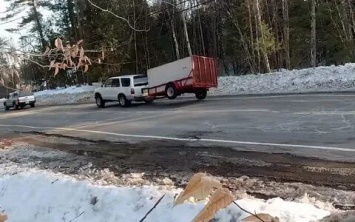 Видео с очень неровной дороги