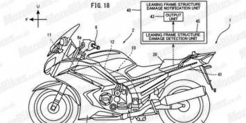 Yamaha патентует карбоновую раму, отслеживающую свои повреждения