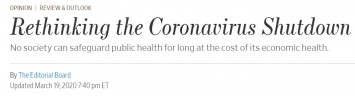 "Борьба с коронавирусом хуже, чем болезнь". Почему в США заговорили о катастрофических последствиях тотального карантина