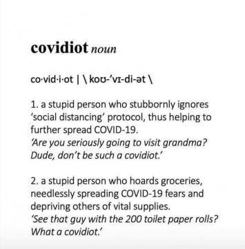 Covidiot: в Британии придумали обидное слово для паникеров из-за коронавируса