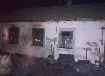 В Запорожской области сосед спас из горящего дома пенсионерку и ее сына