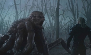 Netflix опубликовал видео со съемок битвы с кикиморой для сериала "Ведьмак"