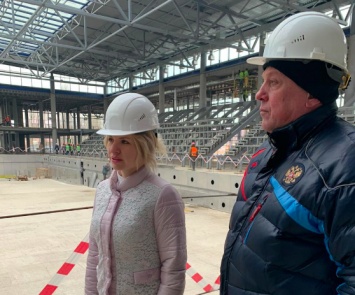 Ольга Торубарова посетила строящийся Центр олимпийской подготовки Республики Крым по водным видам спорта