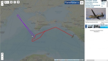 Американский самолет-разведчик летал возле Одессы и Крыма