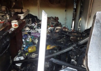 В Переяславе сгорела набитая хламом квартира