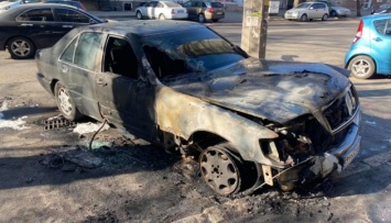 В Одессе сожгли авто активиста "Правого сектора"