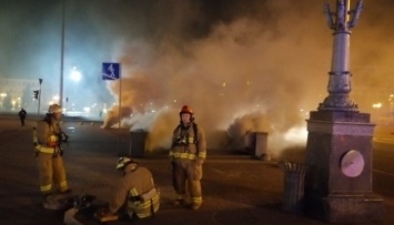 Спасатели локализовали пожар на Крещатике