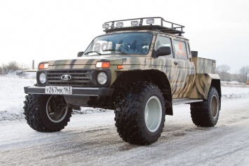 Началось производство внедорожного пикапа Lada 4x4