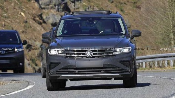 Volkswagen вывел на тесты обновленный Tiguan