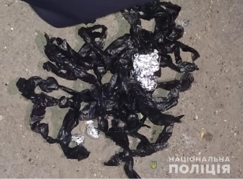 В Запорожской области у женщины изъяли полсотни свертков с наркотиками